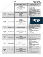 FYE 105 - College Success Strategies 2014 Fall Schedule: Friday Class Sections