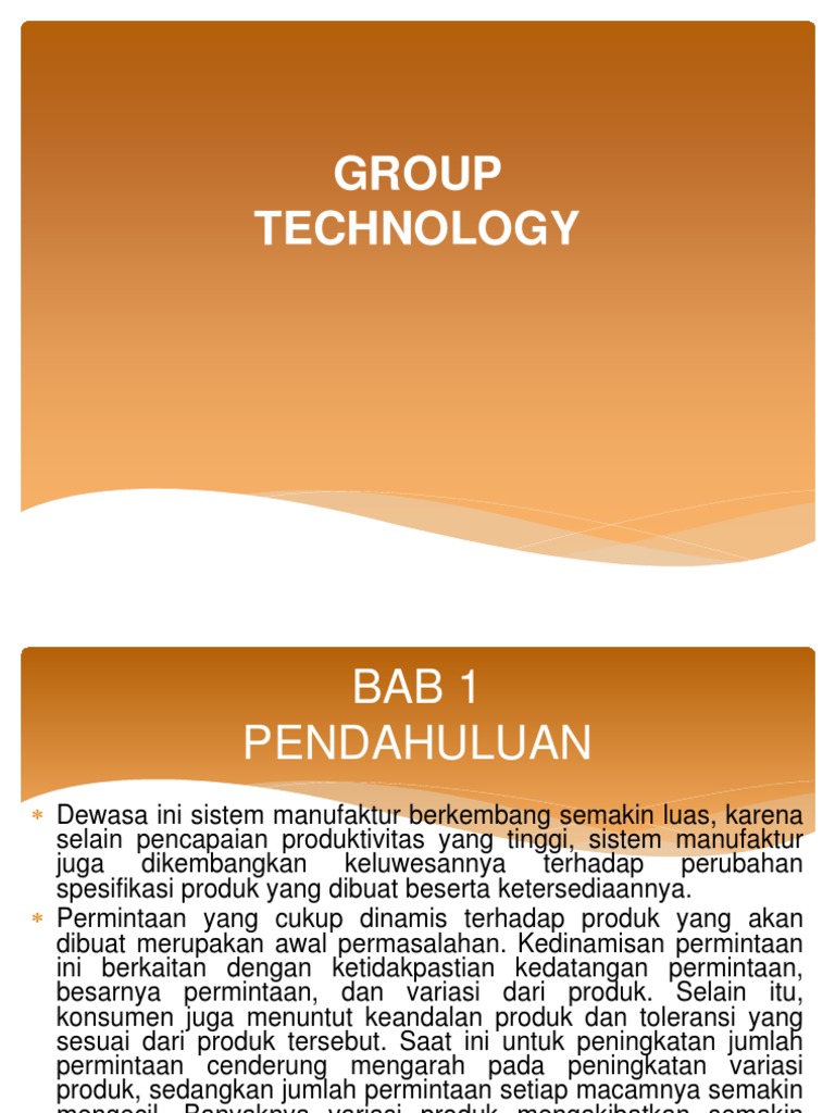 Manfaat dan Analisis Teknologi Kelompok | PDF