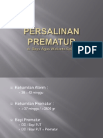 PERSALINAN PREMATUR