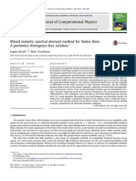 Mixed Mimetic Spectral Element Method For Stokes Flow - A Pointwise Divergence-Free Solution