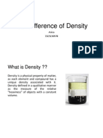 The Difference of Density