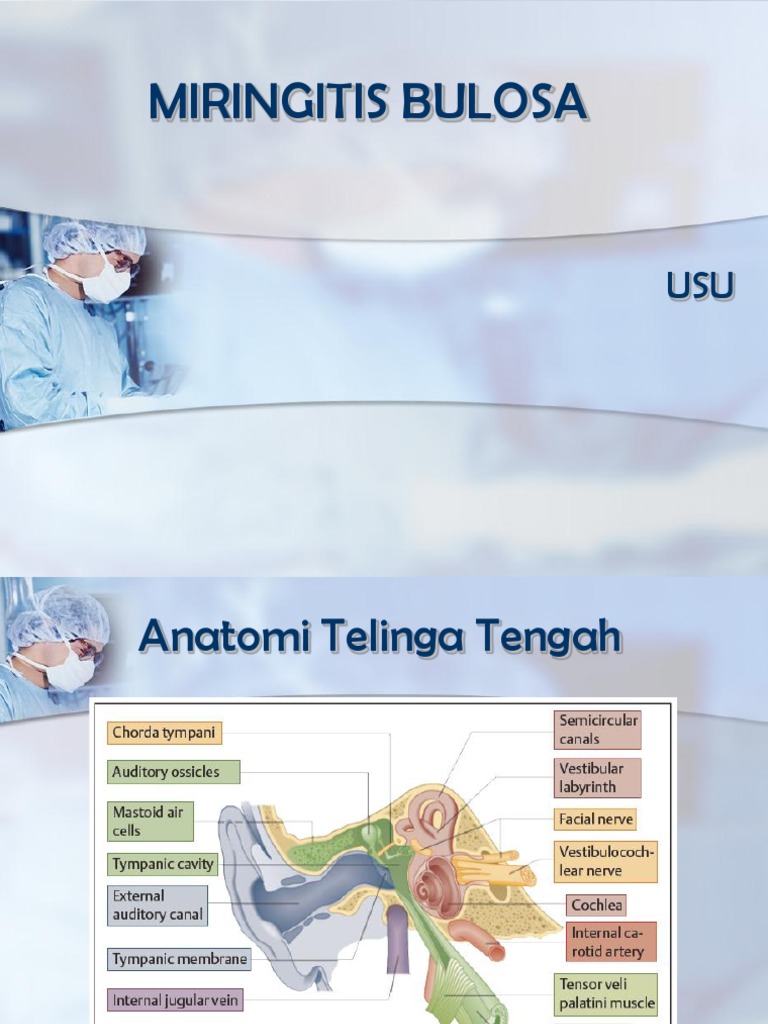 Miringitis Bulosa: Diagnosis dan Penatalaksanaan | PDF