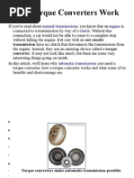 How Torque Converters Work