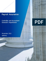 Final Report - Payroll Assurance: Controller and Accountant General's Department by KPMG