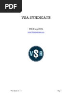 VSA Syndicate 1.0 UserManual