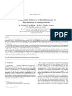 PVoltammetric behaviour of bromhexine and its determination in pharmaceuticals