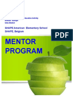 Shape Es Mentor Program Handbook