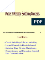 ALTTC/DX/SKG/Packet & Message Switching Concepts 1
