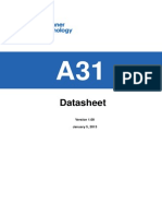 a31 datasheet v1.0 睿欣电子 2013.01.05