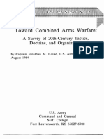 Towards Combined Arms Warfare