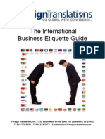 International Business Etiquette Guide