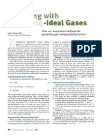 Compressibility For Non Ideal Gases