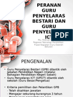 Peranan Guru Penyelaras Bestari Dan Guru Penyelaras Ict