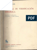 Manual de Versificacion Española / Tr. y Adaptacion de K. Wagner y Francisco Lopez Estrada