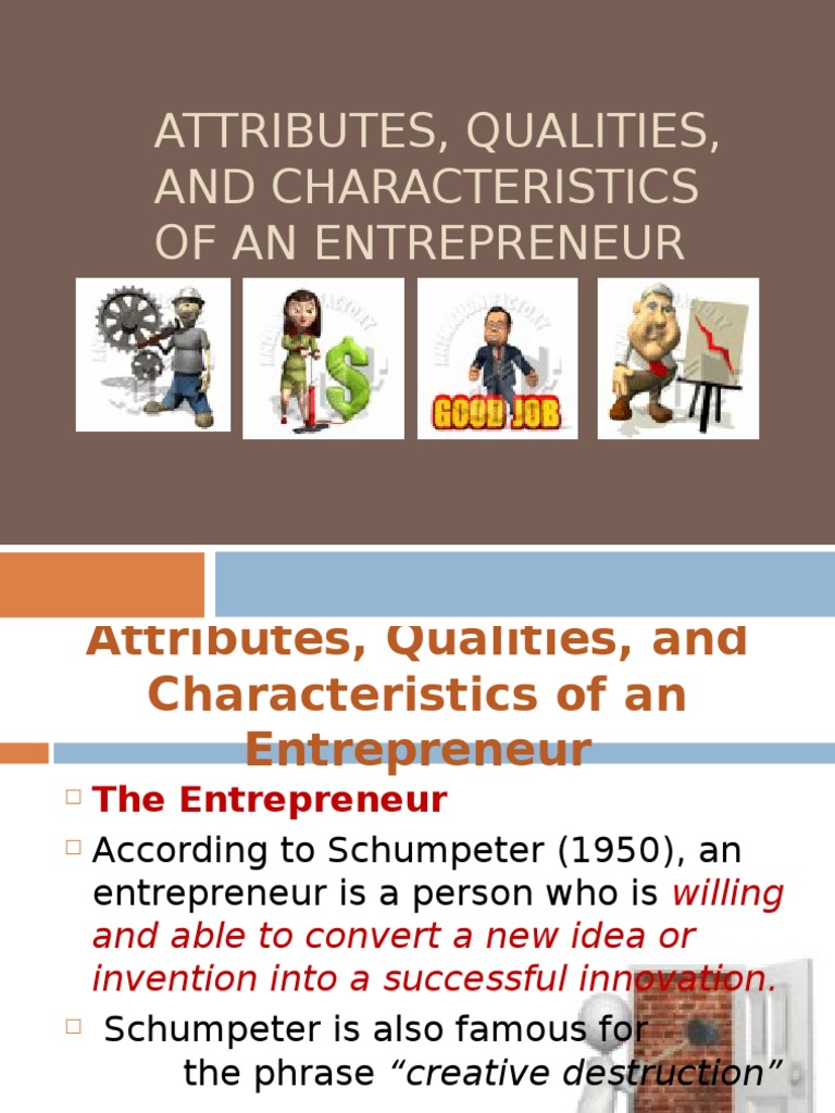 Key Attributes of Successful Entrepreneurs | PDF | Entrepreneurship ...