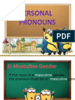 Personal Pronouns