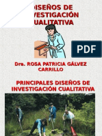 Diseños de Investigación Cualitativa. Diseños Mixtos