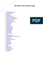 Chemistry-igcse Revision Notes