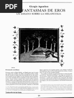 Los Fantasmas Del Eros Agamben