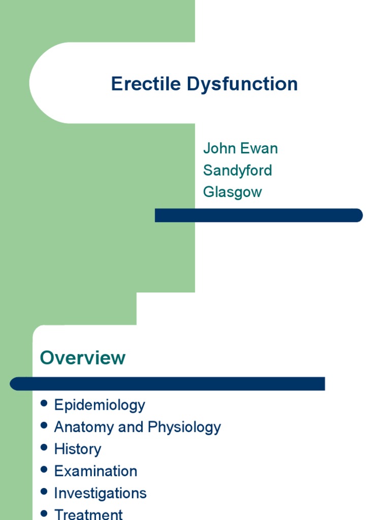 Erectile Dysfunction | PDF