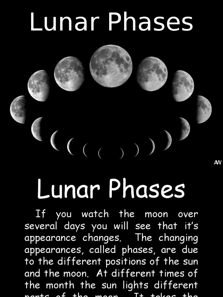 Lunar Phases Pdf Celestial Mechanics Astronomy