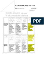 Rúbrica de Evaluación 