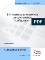 SPI Interface and Use in A Daisy-Chain Bus Configuration