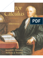 Vector Calculus Marsden and Troomba 5th Ed
