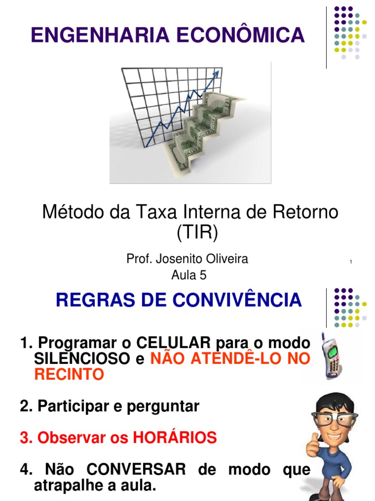 5 Metodo Da Taxa Interna de