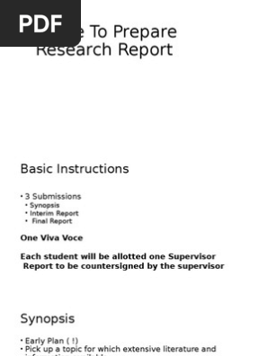 Research Report