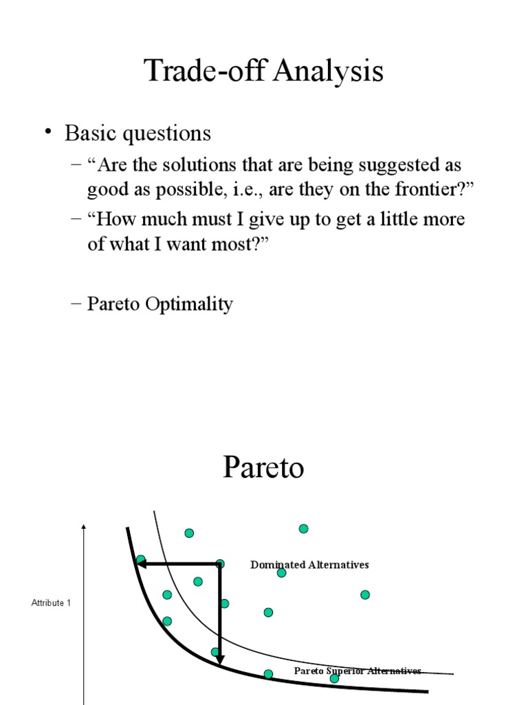 Trade-Off Analysis: - Basic Questions | PDF