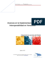 Avances en La Implementación de La Interoperabilidad en Venezuela