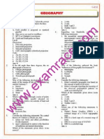 Geology Objective Questions Mock Test 1