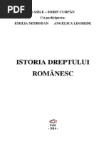 Istoria Dreptului Romanesc