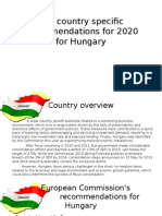 Recommendations For 2020 For Hungary