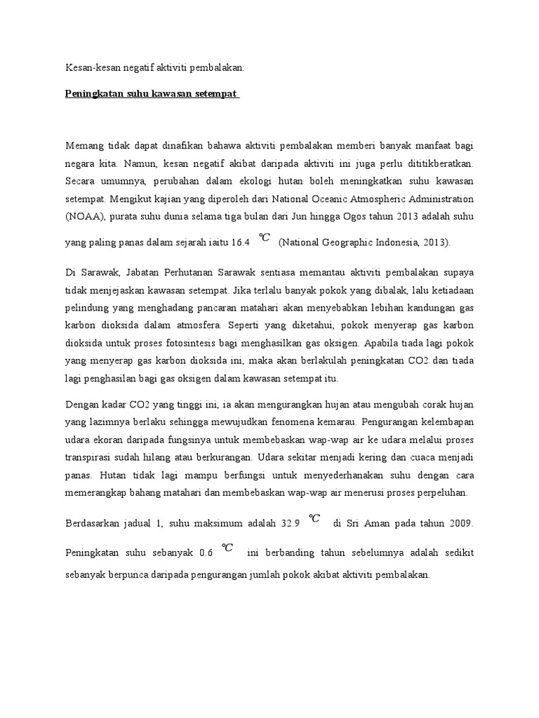 Aktiviti Pembalakan  PDF