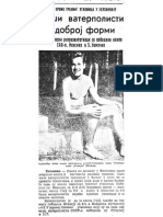 Sport, 23. Jul 1952 - Nasi Vaterpolisti U Sjajnoj Formi.