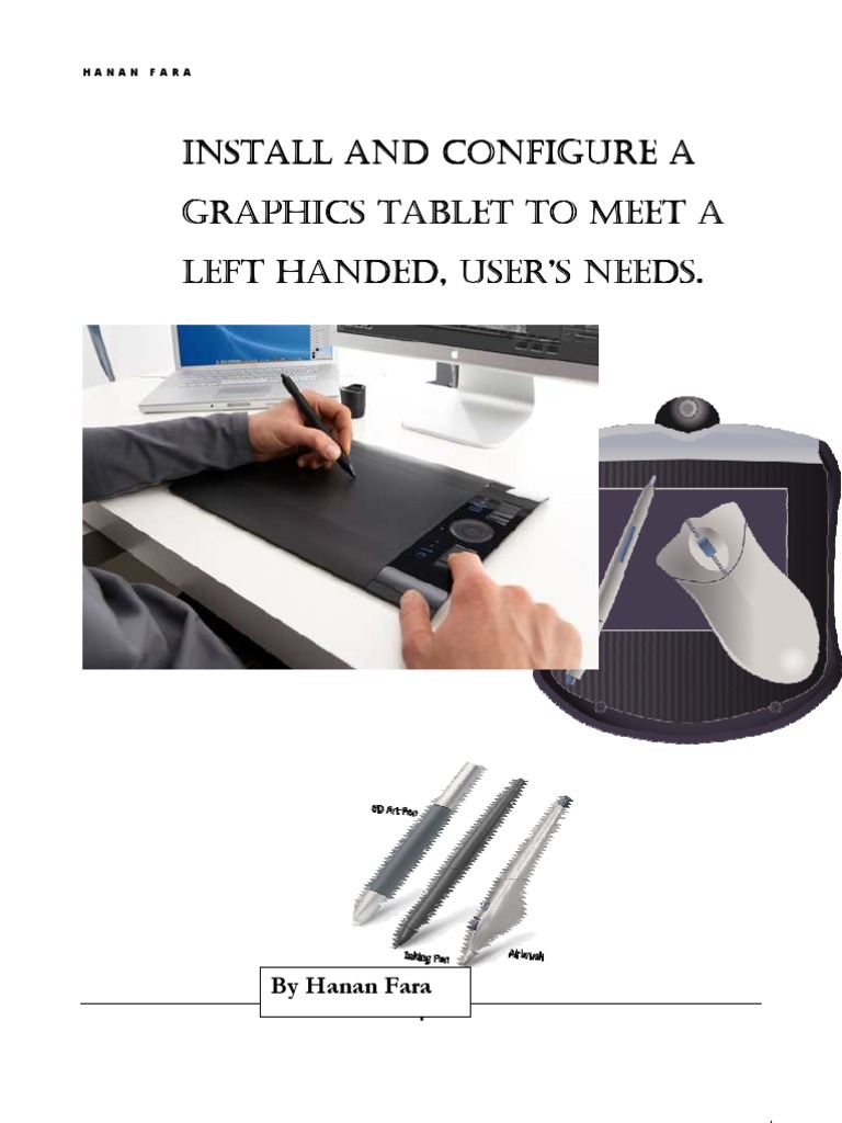 Configure Graphics Tablet for Left-Handed Users | PDF | Button ...