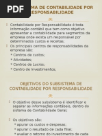 Subsistema de Contabilidade Por Responsabilidade