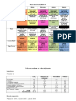 Menú Servicios Estudiantiles