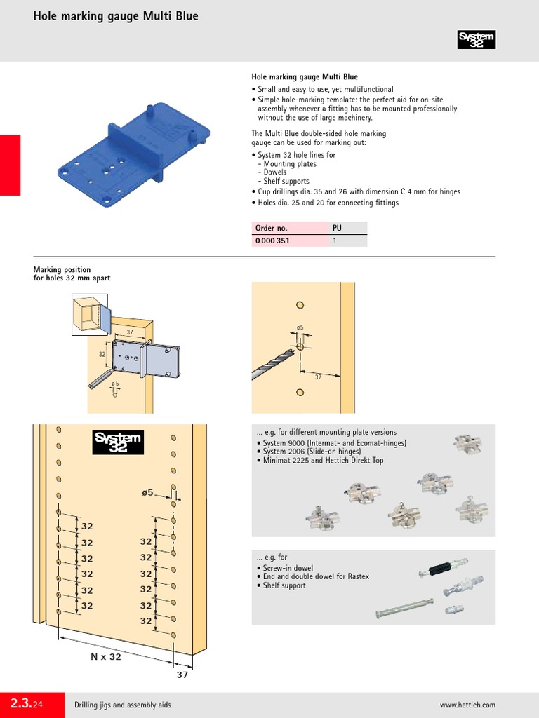 Carpenter's Hole Marking Guide | PDF