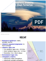 Atmospheric Stability and Cloud Formation