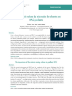 A Importância Do Volume Do Misturador de Solventes em HPLC Gradiente