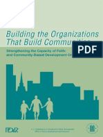 Building the Organizations That Build Communities