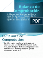 Balanza de Comprobación