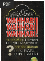 Download WAHABBI WAHHABI WAHHABI apa kata Uthman El-Muhammady dan apa Ulasan URD by Idayu Salafi SN25255594 doc pdf