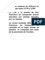 El Tercer Sistema de Defensa Se Construye Entre 1779 y 1793