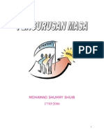 Download pengurusan masa by Mohamad Shuhmy Shuib SN2525636 doc pdf