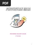 Download pengurusan masa by Mohamad Shuhmy Shuib SN2525636 doc pdf