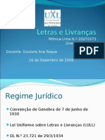 Letras e Livranças